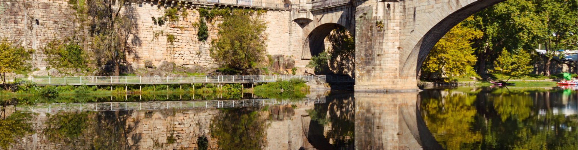 Scenic dining in Amarante, PT