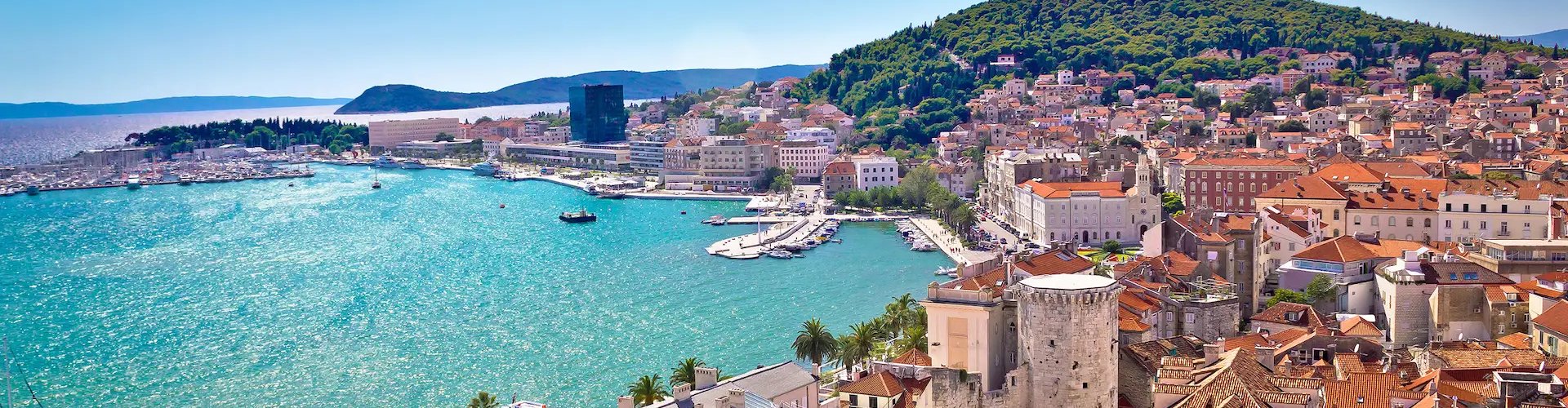 Sunset dining in Split, HR