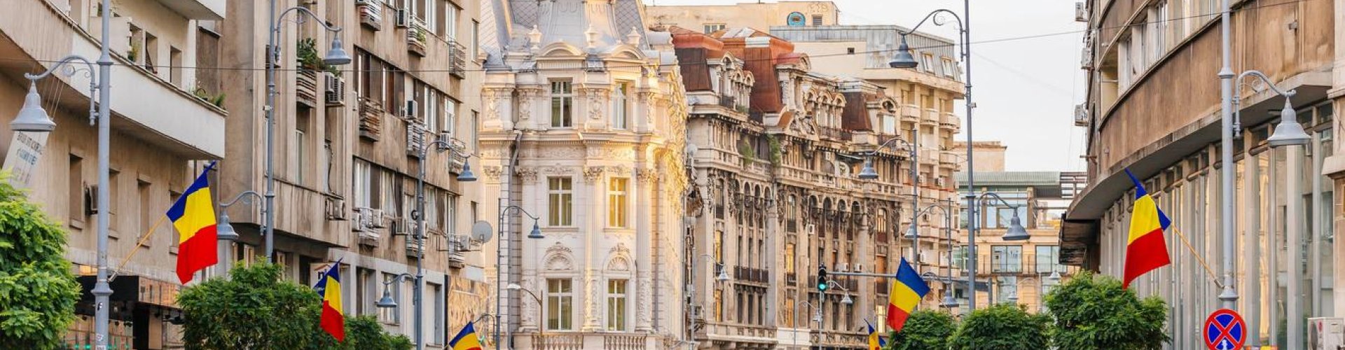 Dining scene in Bucharest, Romania