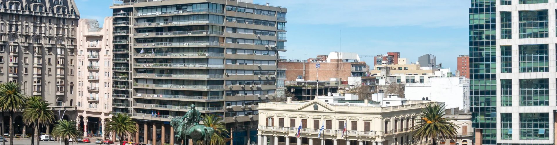 Beautiful dining scene in Montevideo, UY