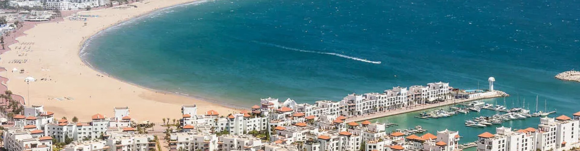 Sunset dining in Agadir, Morocco