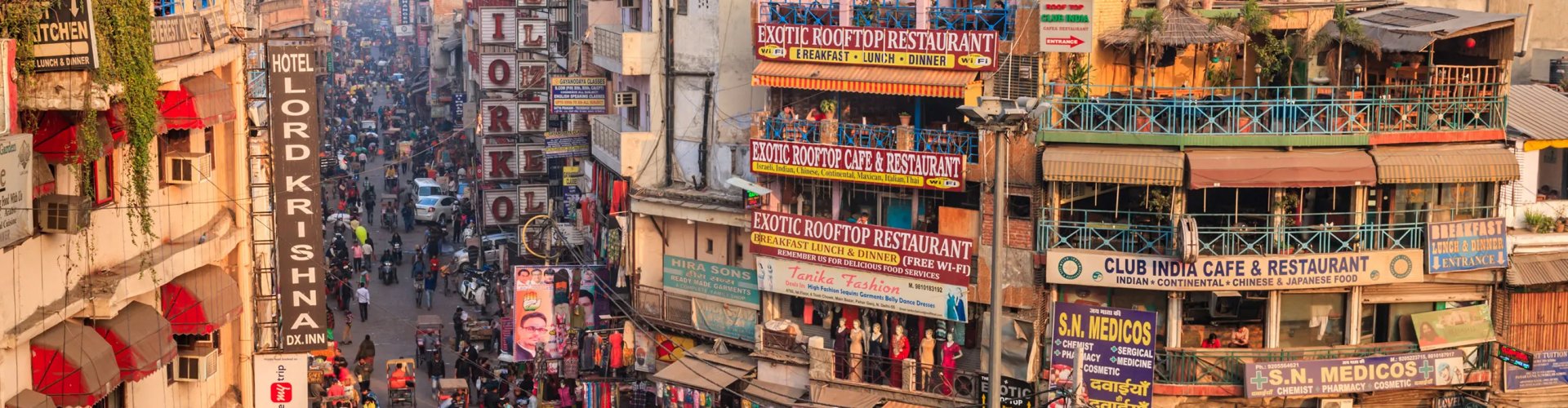 Dining scene New Delhi