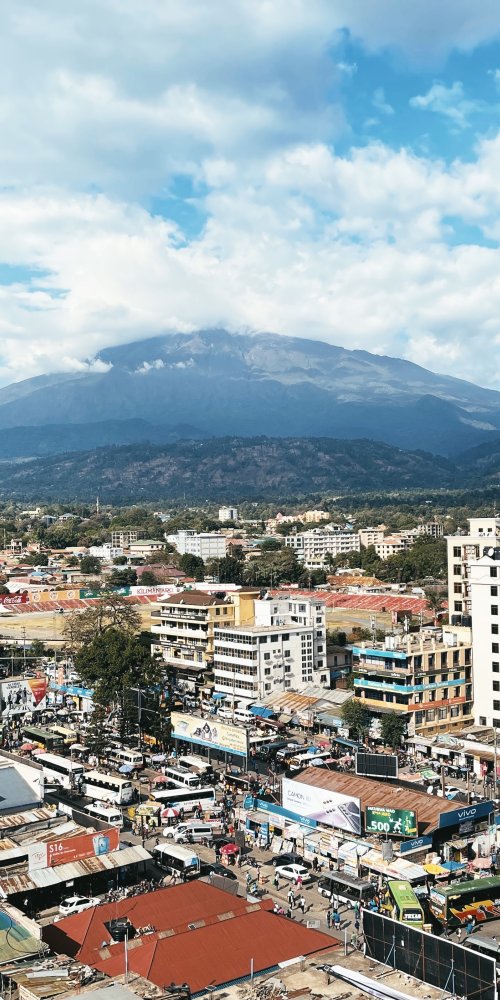Dining ambience in Arusha, TZ