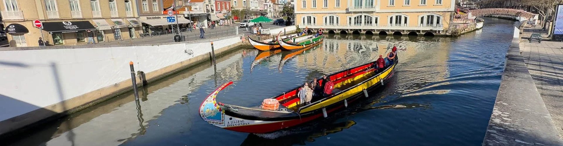 Scenic dining landscape in Aveiro, PT