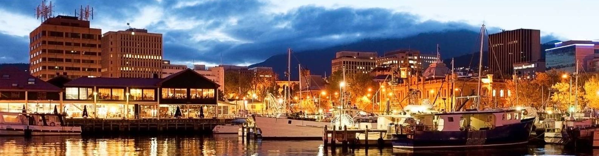 Landscape of Hobart dining experience