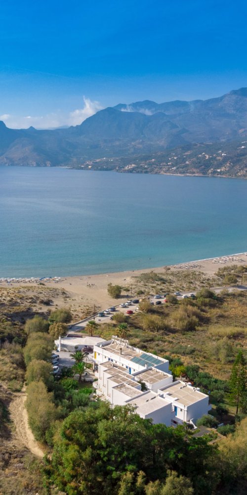 Dining ambience in Plakias