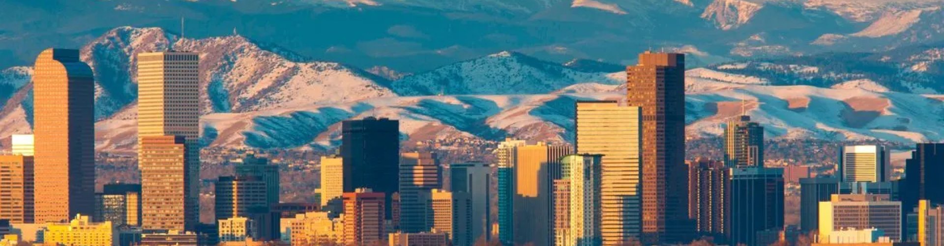 Panoramic view of dining in Denver, Colorado