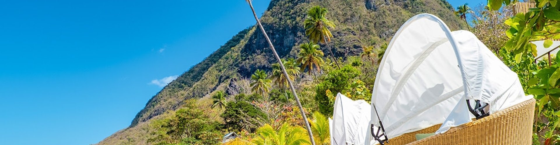 Sunset dining in Saint Lucia