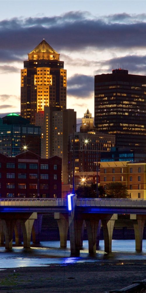 Dining ambience in Des Moines