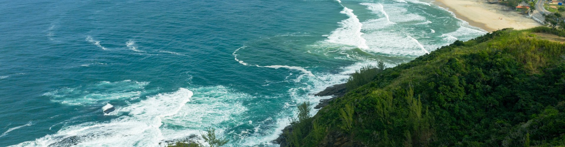 Scenic dining landscape in Ponta Negra