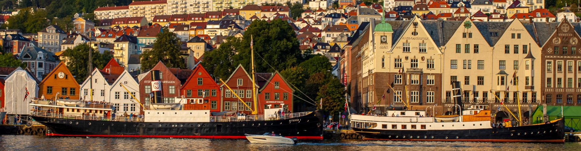 Evening dining in Bergen, NO
