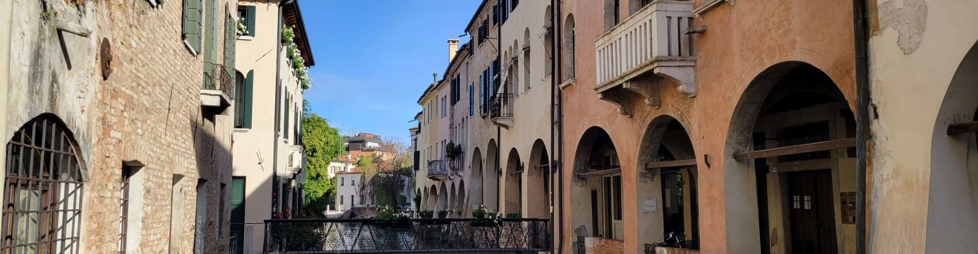 Beautiful dining scene in Treviso